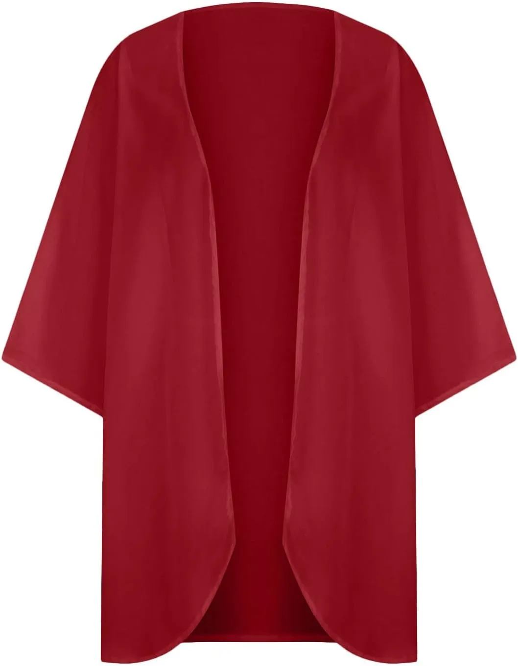 2025 Solid Color Cardigans Women's Puff Sleeve Kimono Cardigan Casual Loose Cover Up Boho Blouse Tops Summer Boho Clothes