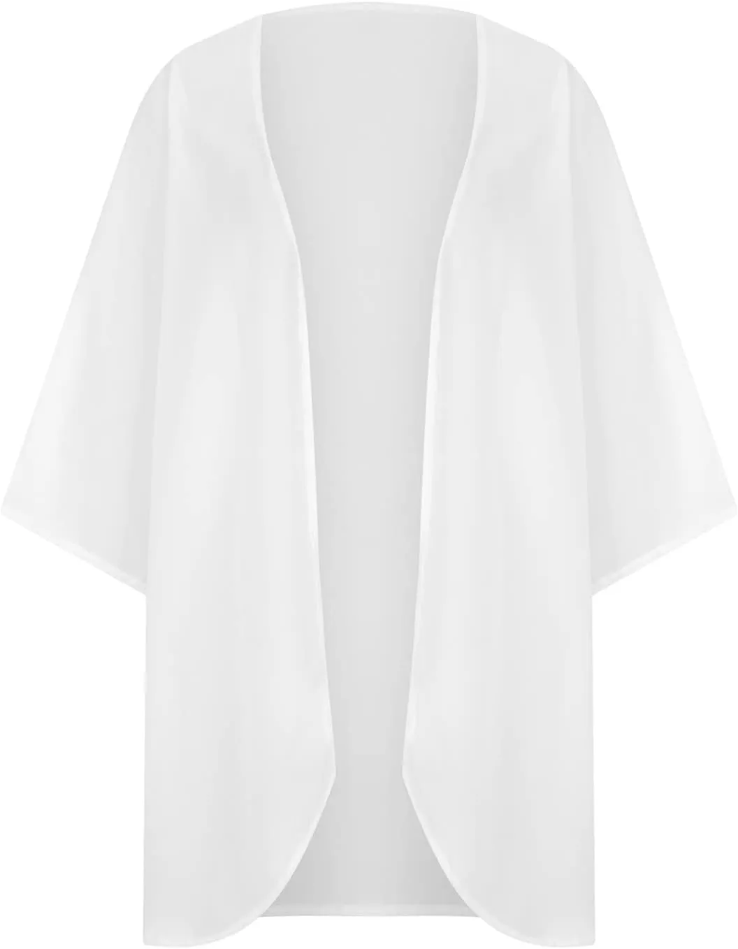 2025 Solid Color Cardigans Women's Puff Sleeve Kimono Cardigan Casual Loose Cover Up Boho Blouse Tops Summer Boho Clothes