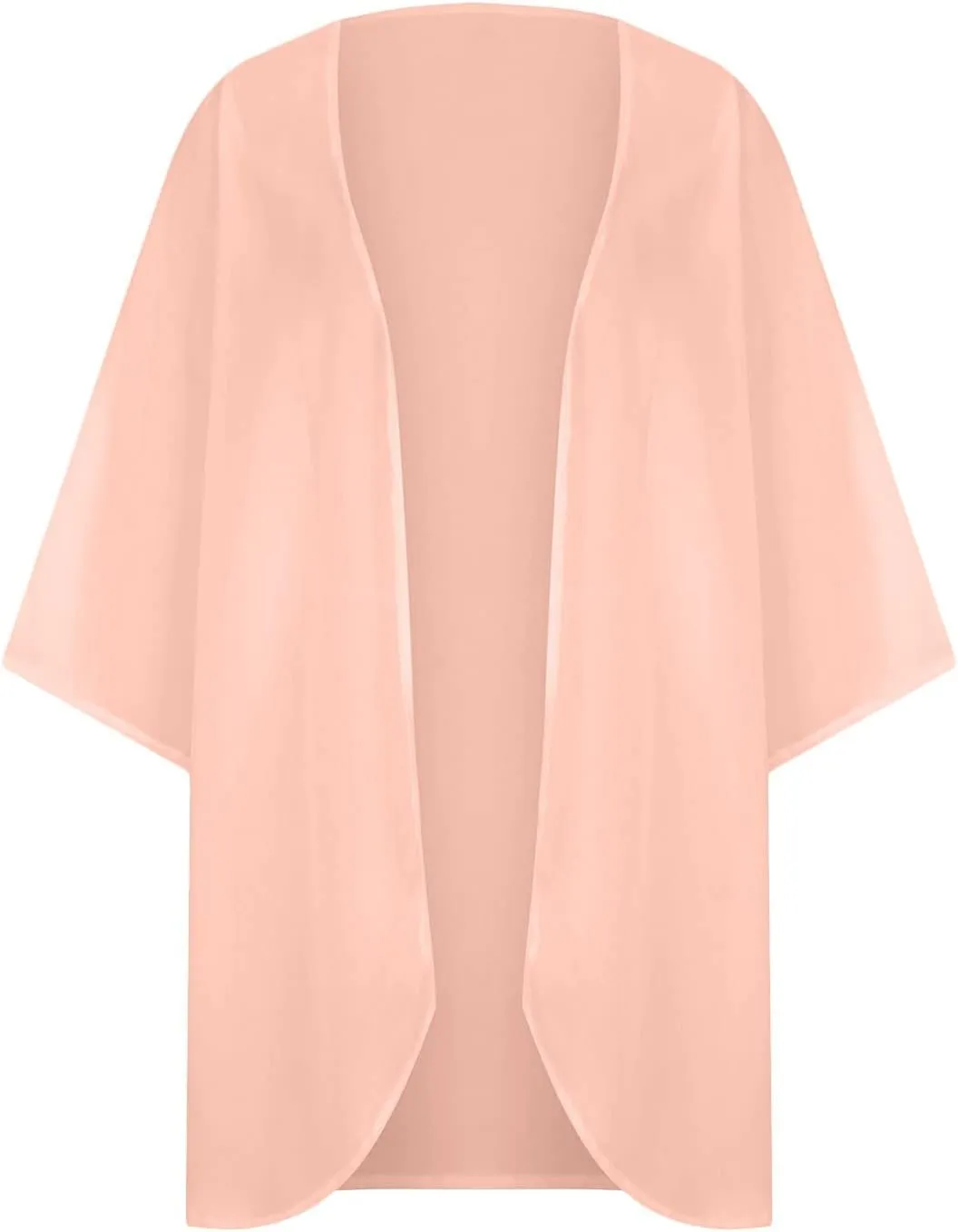 2025 Solid Color Cardigans Women's Puff Sleeve Kimono Cardigan Casual Loose Cover Up Boho Blouse Tops Summer Boho Clothes