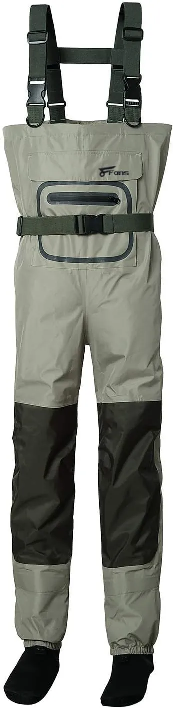 8 Fans Fishing Waders for Men and Women, Chest Waders- Waterproof Bootfoot, Neoprene Waders for Hunting & Fishing