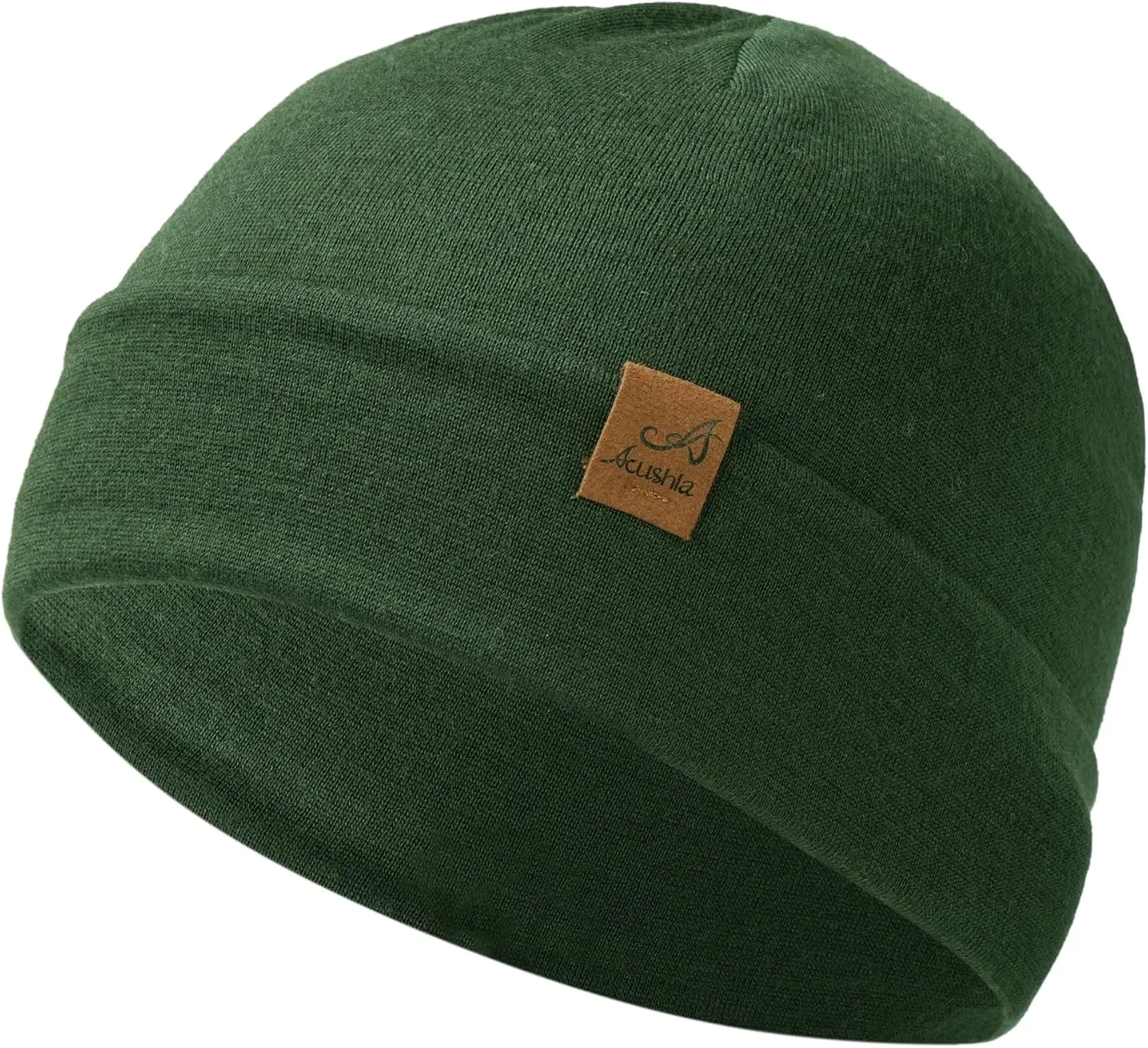 ACUSHLA 100% Merino Wool Cuff Beanie for Men & Women Knitted Winter Hat Unisex Watch Cap Skull Wrap for Cold Weather