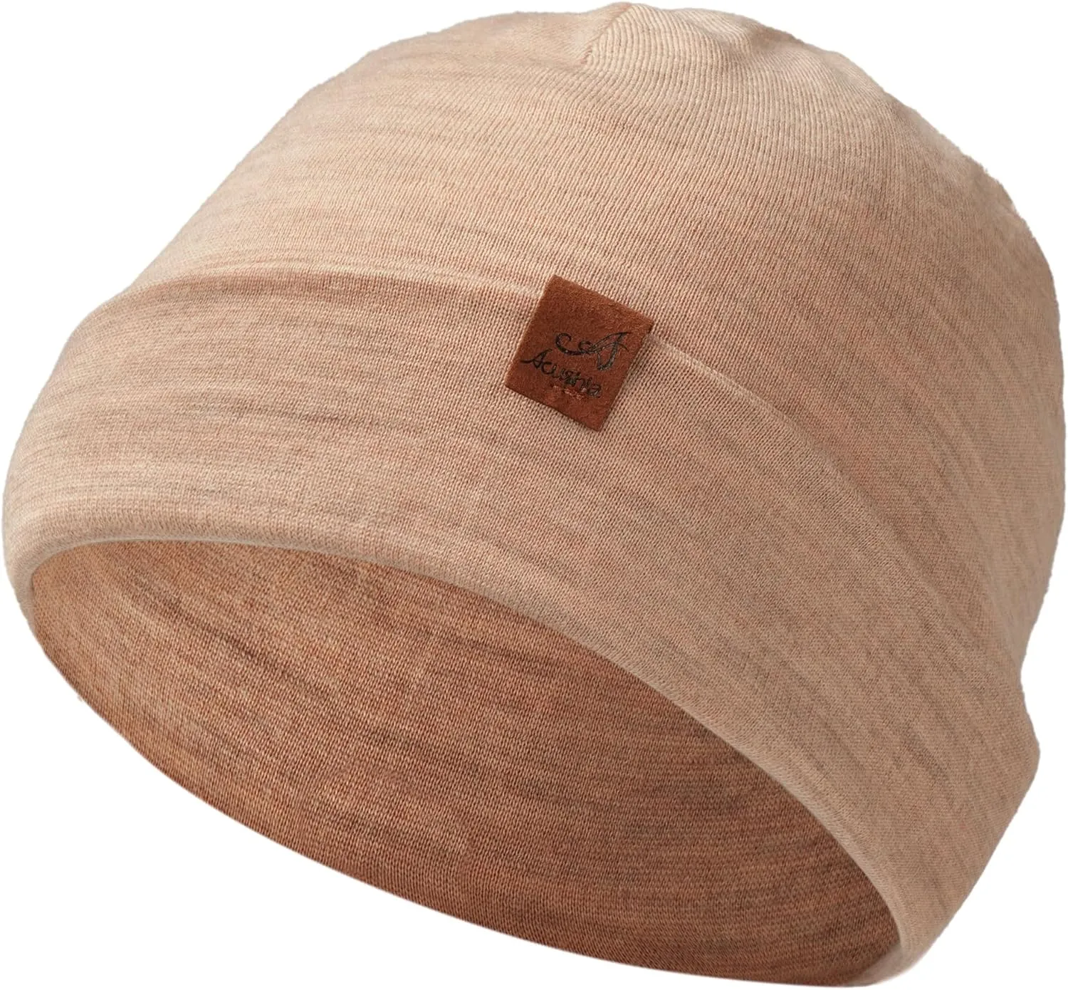 ACUSHLA 100% Merino Wool Cuff Beanie for Men & Women Knitted Winter Hat Unisex Watch Cap Skull Wrap for Cold Weather