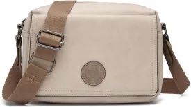 AFKOMST Small Crossbody Purse for Women, Vegan Leather Cross Body Bag and Trendy Shoulder Handbag with Guitar Strap