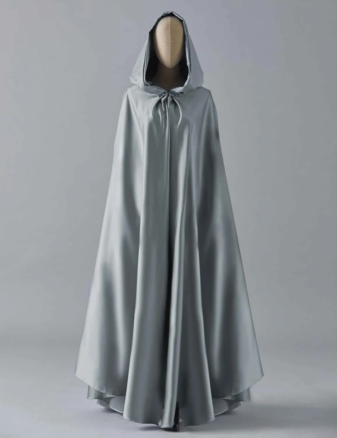 BEAUTELICATE Women's Wedding Hooded Cape Bridal Cloak Poncho Full Length