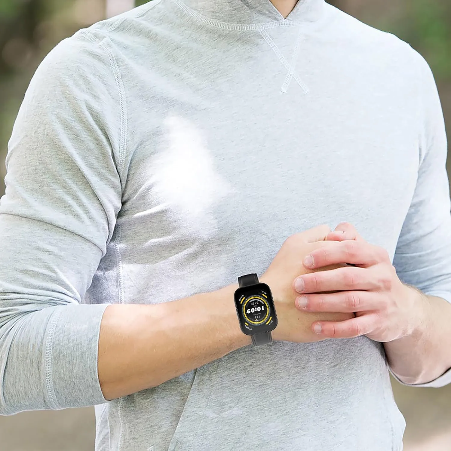 Compatible with iTouch Sport 4 Bands, 20mm Leather Silicone Breathable Replacement Smartwatch Strap Wristband Compatible with iTouch Sport 4 / Sport 3 / AIR 3 40MM Smartwatch