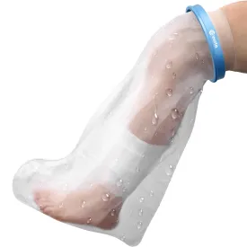 Conkote Adult Waterproof Leg Cast Cover for Shower & Bathe, 26" x 17" Soft Cast Protector to Keep Wound & Bandages Dry for Foot, Knee and Ankle, 1 Pack