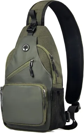 Crossbody Sling Bag for Men with Adjustable Shoulder Strap Shoulder Backpack Chest Bag Travel Hiking Daypacks