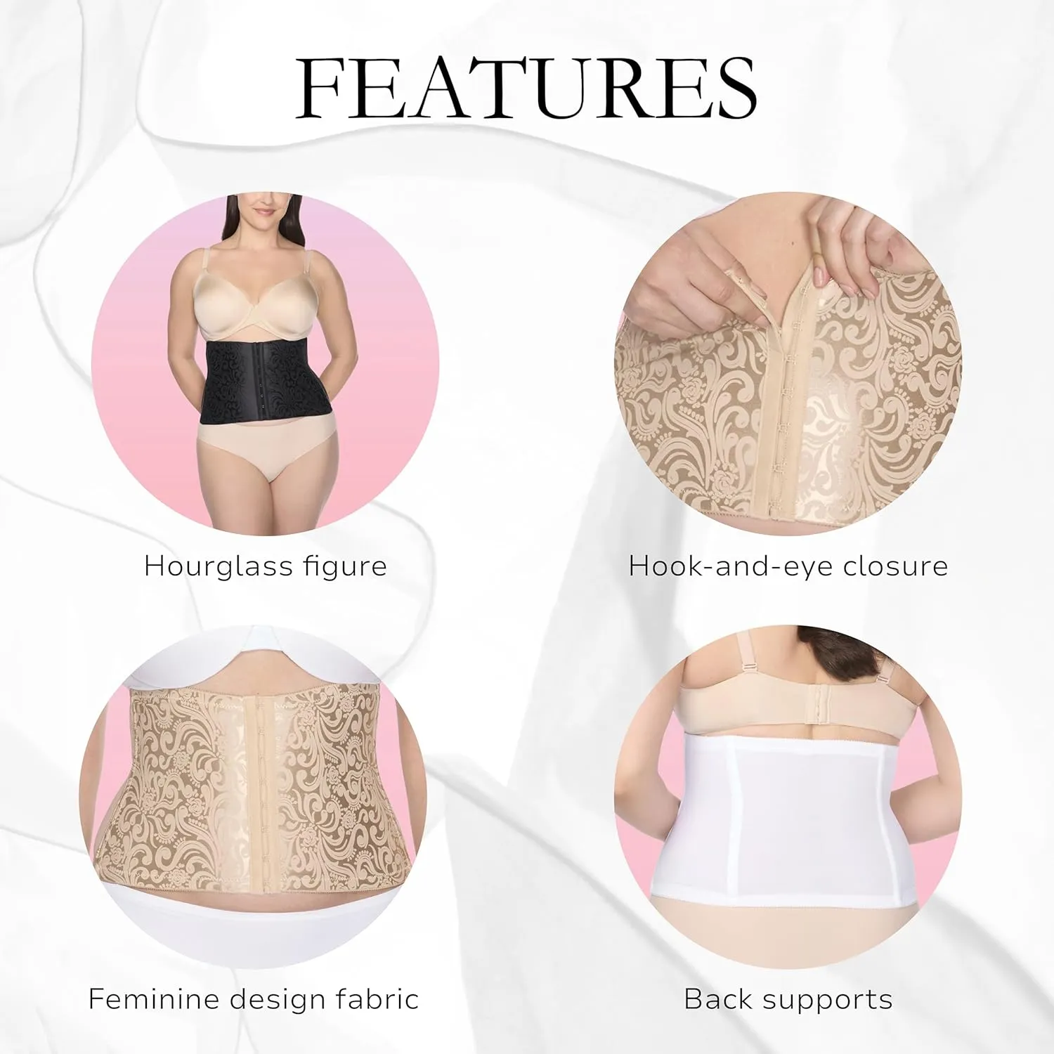 CUPID Extra Firm Waist Cincher | Fajas Colombianas | Women's Shapewear Tummy Control Waist Trainer