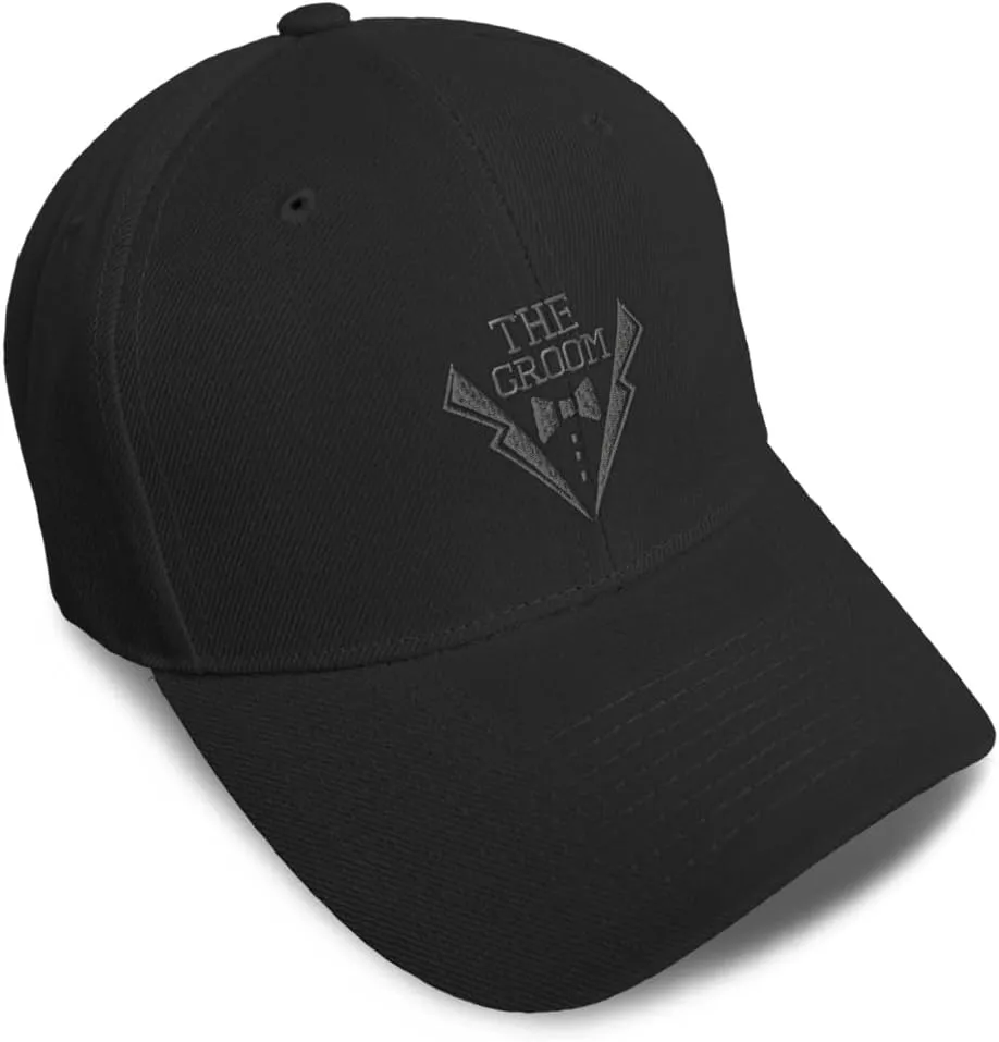 Custom Baseball Caps for Men & Women Embroidered The Groom Ladies & Men Baseball Hats Acrylic