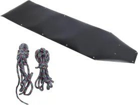 Deer Sled, Portable Thickened Snow Sledding Pad Utility Sled Yard Glider Drag Mat with Deer Drag Straps for Hauling Ice Fishing Supplies, Fire Wood, Fishing Gear and Accessories