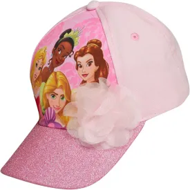 Disney Girls Frozen Baseball Cap  Elsa and Anna Ponytail Hat for Girls  Kids Frozen Hat for Little Girls (Ages 4-7)