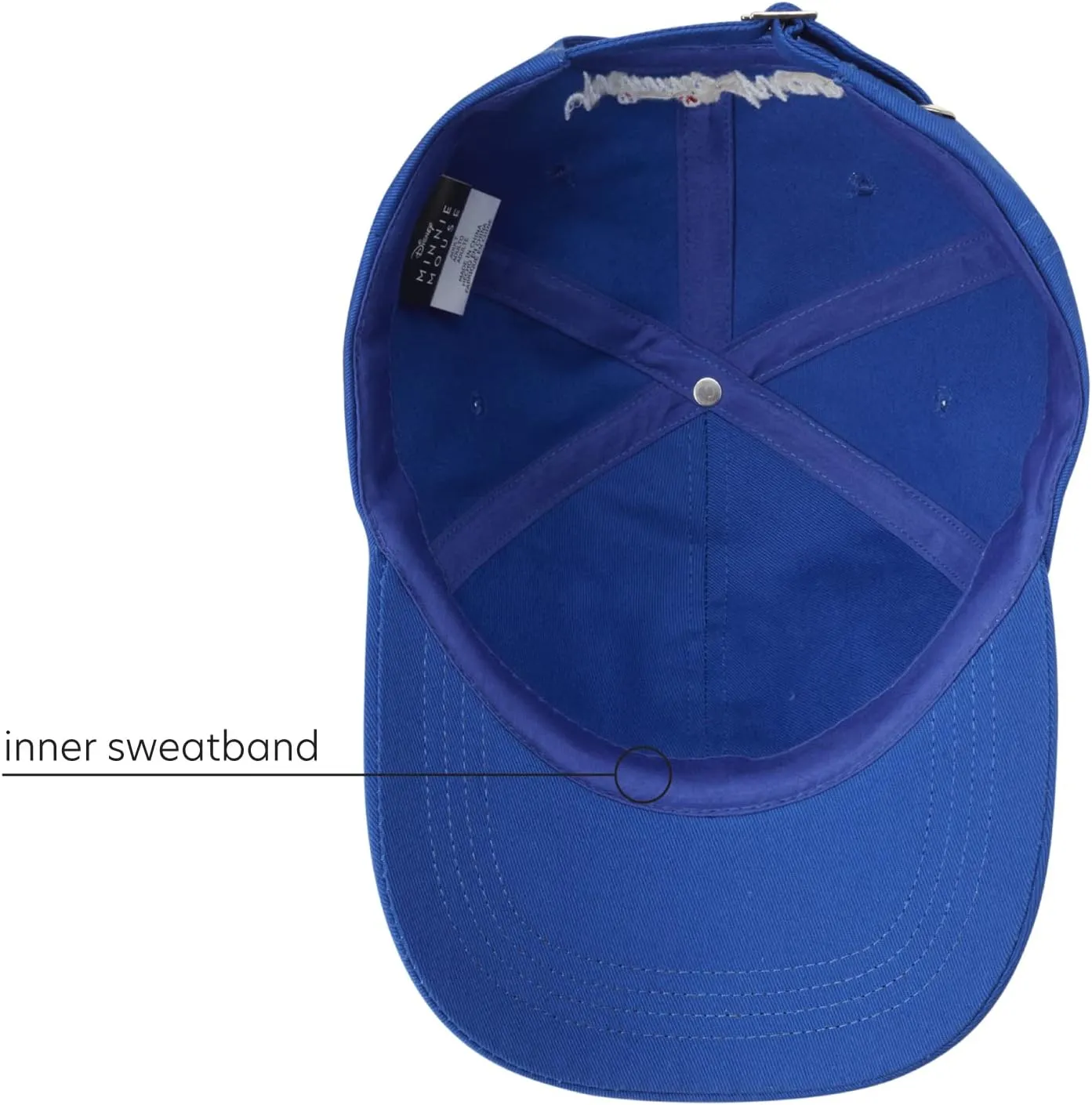 Disney Minnie Mouse Baseball Cap, Tie Dye Adjustable Hat for Women