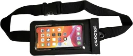 DRLOKPAK surfing waterproof Waist pouch Crossbody Chest Bag Fanny Pack Snorkeling Swimming Bag Beach Floating Dry Phone case holder (Black)