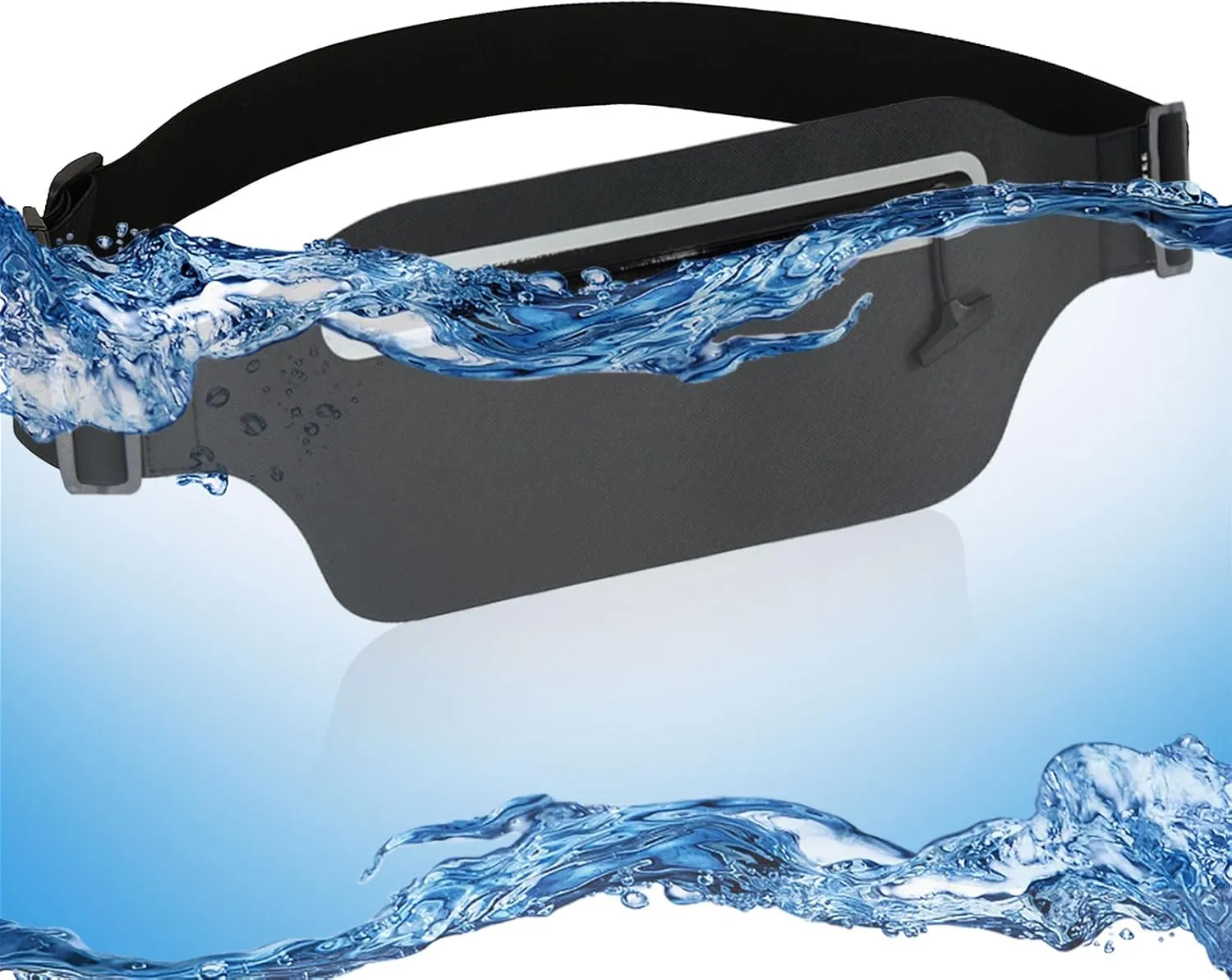 Dry Bags Waterproof Fanny Pack Women for Swimming Boating Kayaking Beach Men Running Belt Bag Kids Water Sports Waist Bag Rafting, Small Cell Phone Pouch Slim Travel Waist Pack Hiking Camping