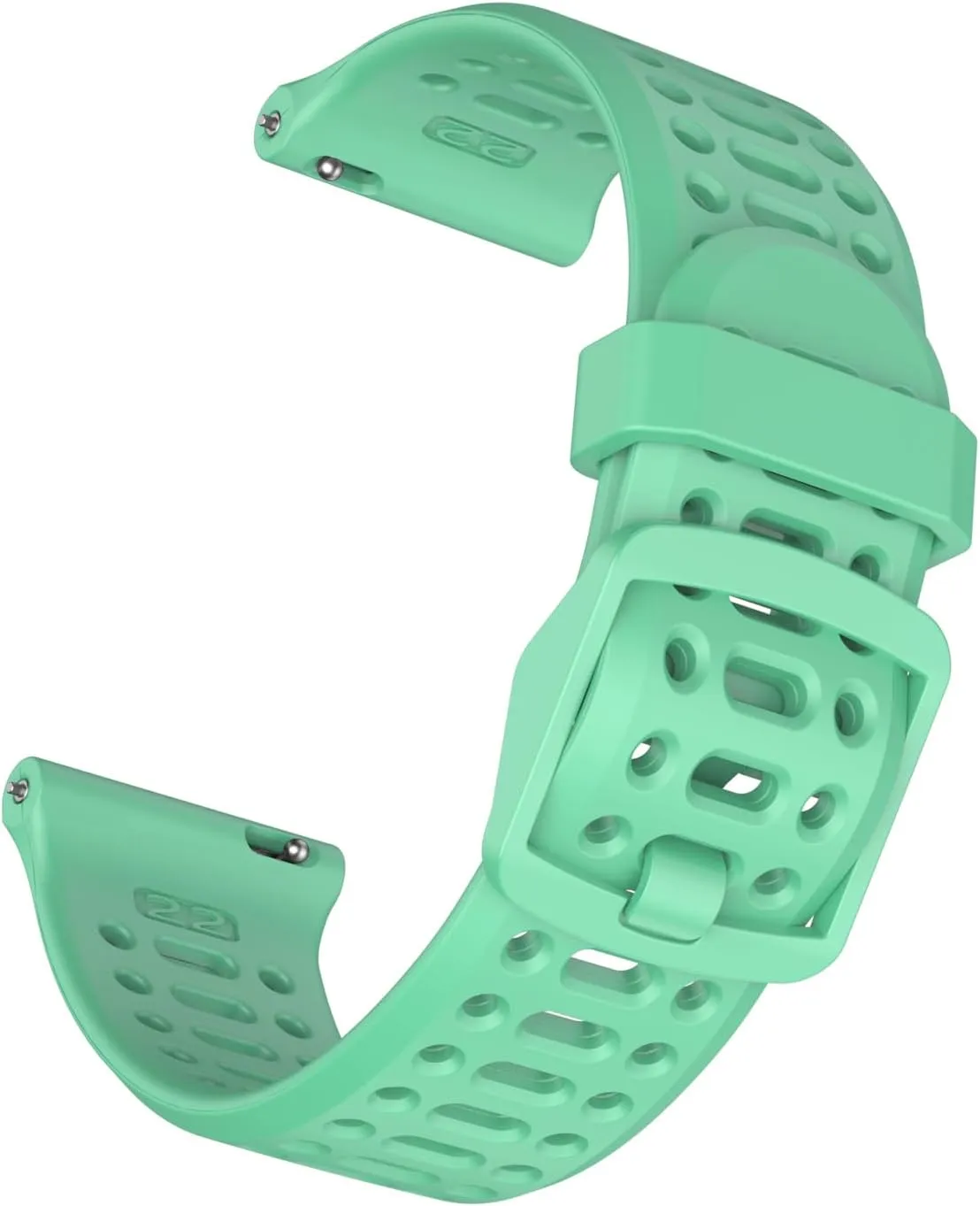 ISABAKE Watch Bands for Coros Pace 3/Apex 2 Pro/Apex Pro/Apex 46mm Smart Watch, 2mm Quick Release Sports Silicone Watch Band Breathable Wristband Strap for Coros Watch