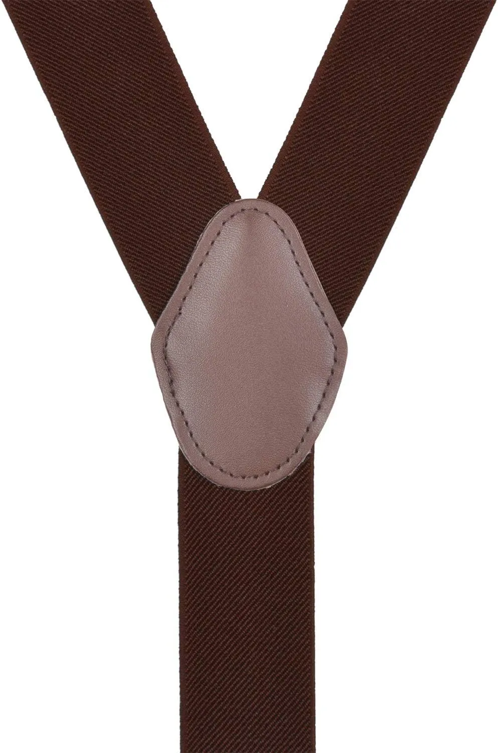 JASLEEN Mens 6 Clip Suspender Y-Back Adjustable Heavy Duty Suit Brice for Casual Fomal Wedding Business