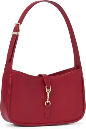 JQWSVE Shoulder Bags for Women Y2k Trendy Purse Cute Hobo Tote Handbag Mini Clutch Purse Underarm Bag With Zipper Closure