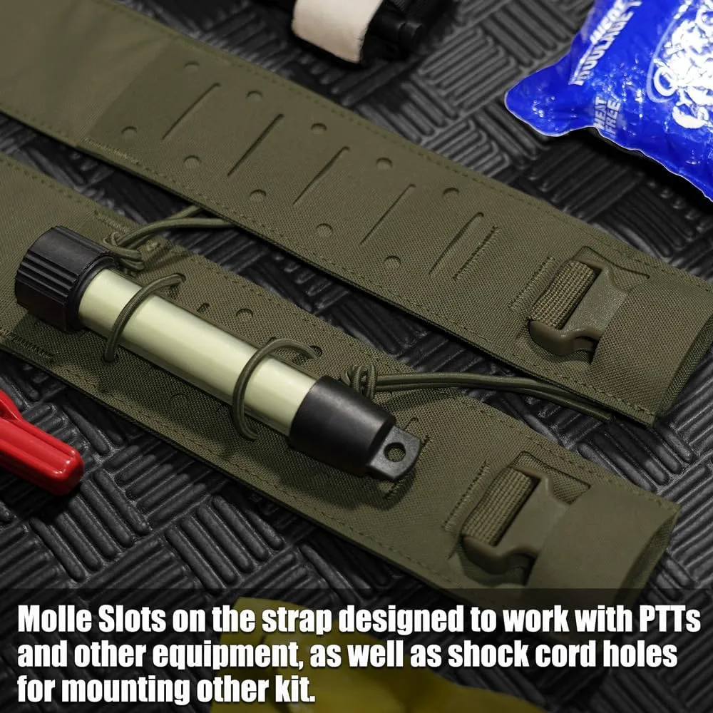 KRYDEX Laser Cut Shoulder Strap H Harness and Back Strap with Quick Release Buckles for MK3 MK4 MK5 Chest Rig