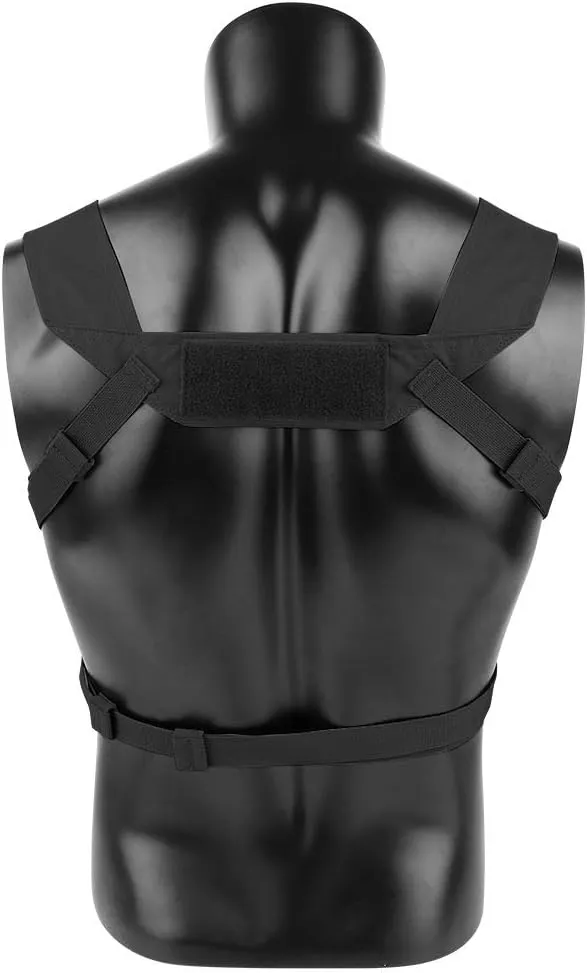 KRYDEX Micro Chest Rig with 5.56/7.62 Magazine Holder,Wing Pouches,Dangler Pouch,Fat Strap Shoulder Harness Set