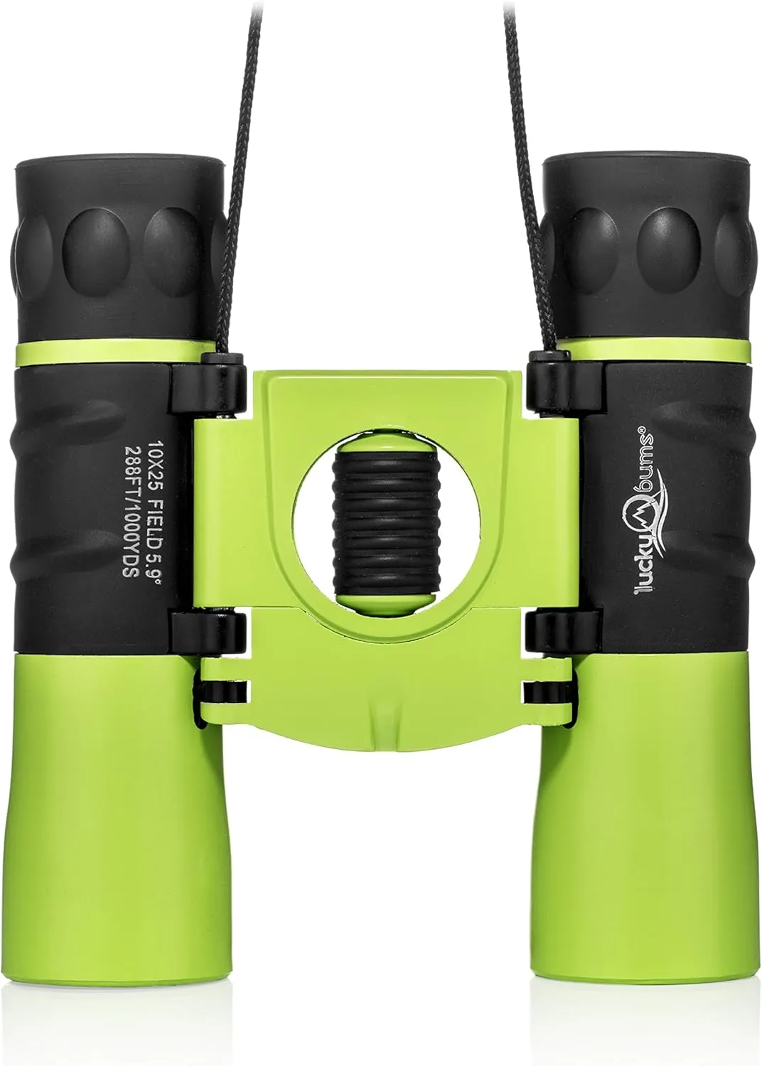Lucky Bums Youth Kids 10x25 Objective Power Lens Scout Bino Compact Binoculars