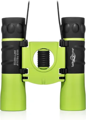 Lucky Bums Youth Kids 10x25 Objective Power Lens Scout Bino Compact Binoculars