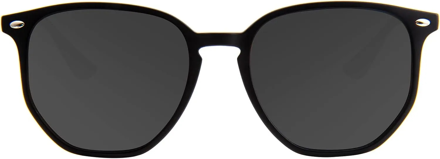 MAXJULI Polarized Oversized Hexagon Sunglasses for Women Trendy Polygon TR90 Frame Glasses 8821