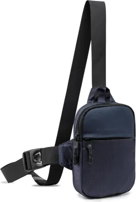 Mini Sling Bag for Men Women, Waterproof Utility Crossbody Backpack Chest Bag for Hiking Travel Sports Running