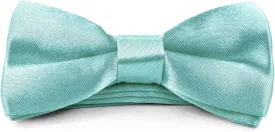 Moda Di Raza Boys Bowtie Pre-Tied Satin Formal Tuxedo Bowtie Adjustable Length Satin Kids Bow Tie