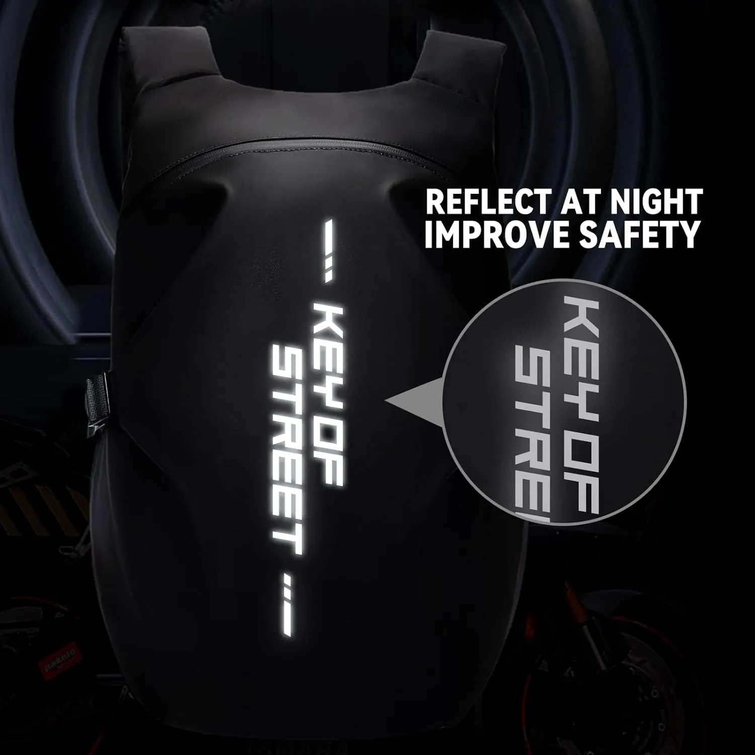 Motorcycle Backpack,Waterproof Helmet Backpack for Men,Motorcycle Accessories,Travel Backpack