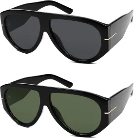 Oversized Retro Aviator Sunglasses Womens Mens 70s Classic Vintage Sun Glasses AR82227