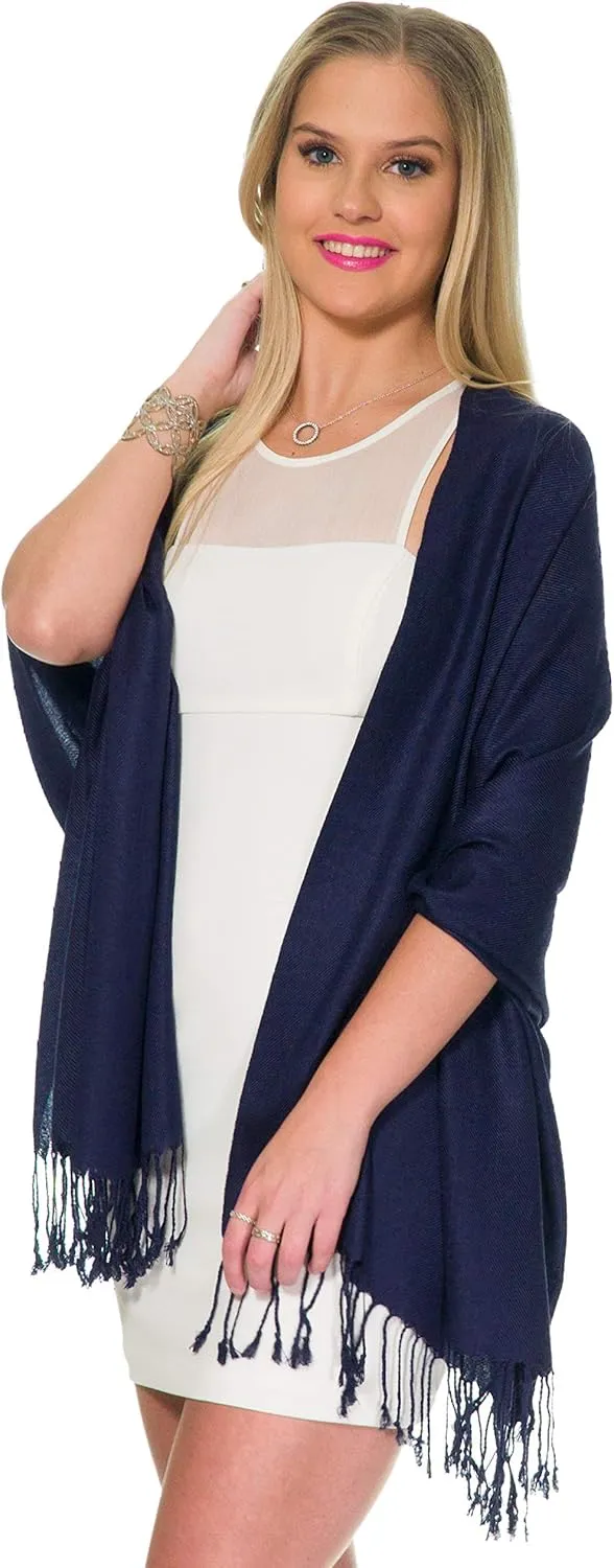 Pashmina Shawls and Wraps for Evening Dresses, Large Soft Pashminas Wedding Shawl