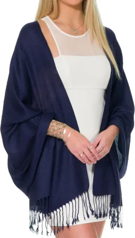 Pashmina Shawls and Wraps for Evening Dresses, Large Soft Pashminas Wedding Shawl