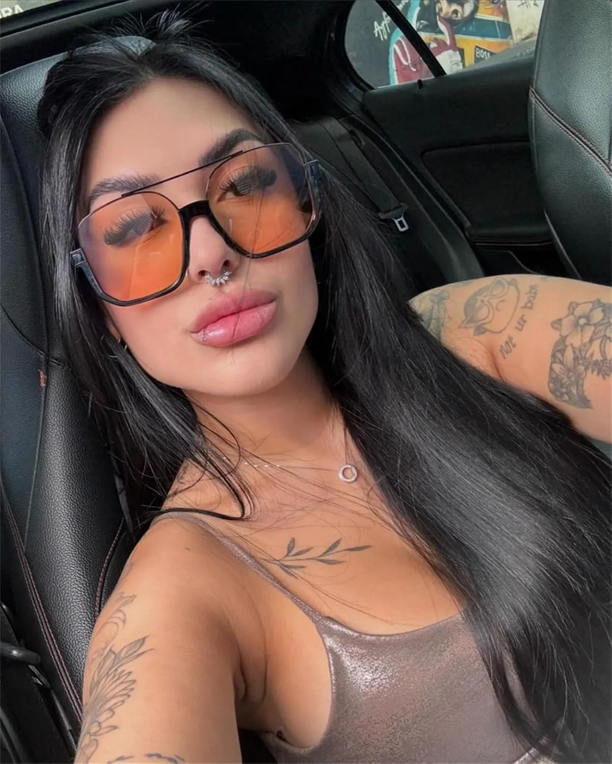 Retro Oversized Aviator Sunglasses for Women Men Square Semi-Rimless Sun Glasses 70s Trendy Shades Pilot-style