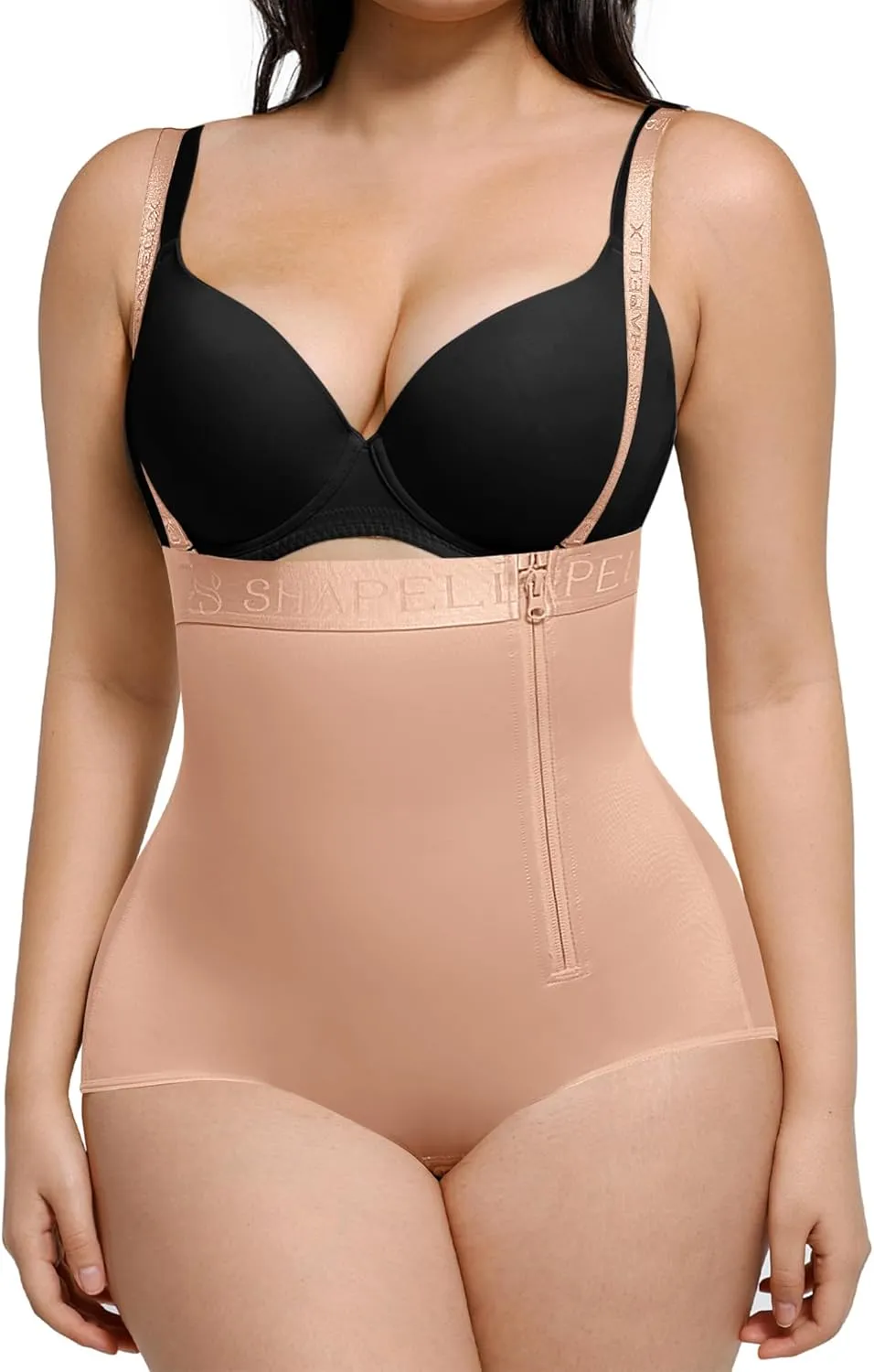 SHAPELLX Shapewear Tummy Control Panty for Women High Waist Body Shaper Waist Trainer Shaper Higher Power Panties