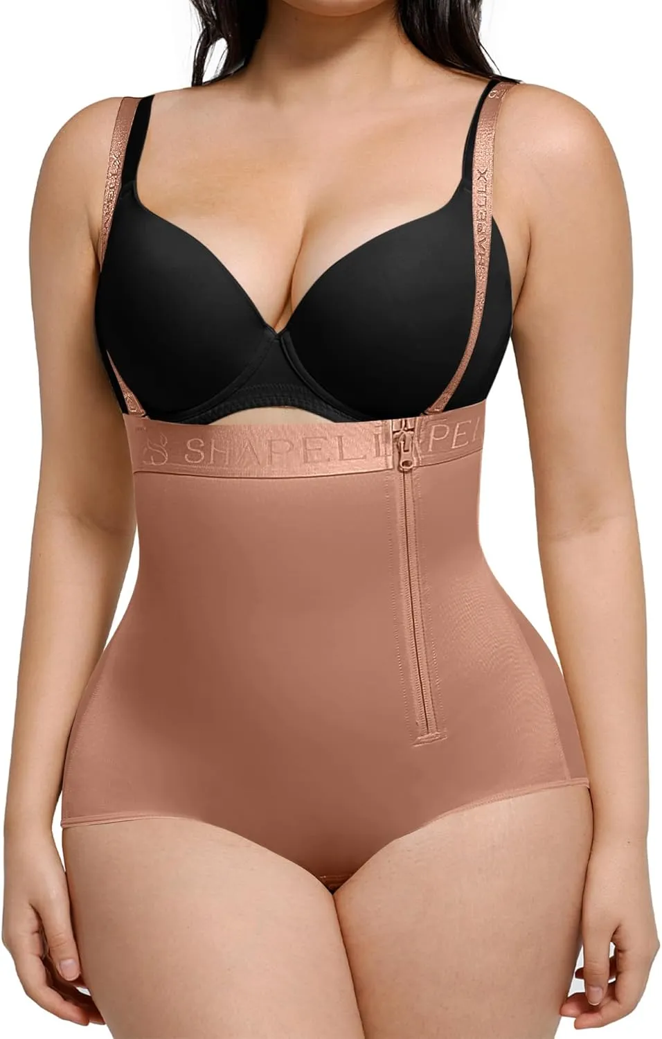 SHAPELLX Shapewear Tummy Control Panty for Women High Waist Body Shaper Waist Trainer Shaper Higher Power Panties