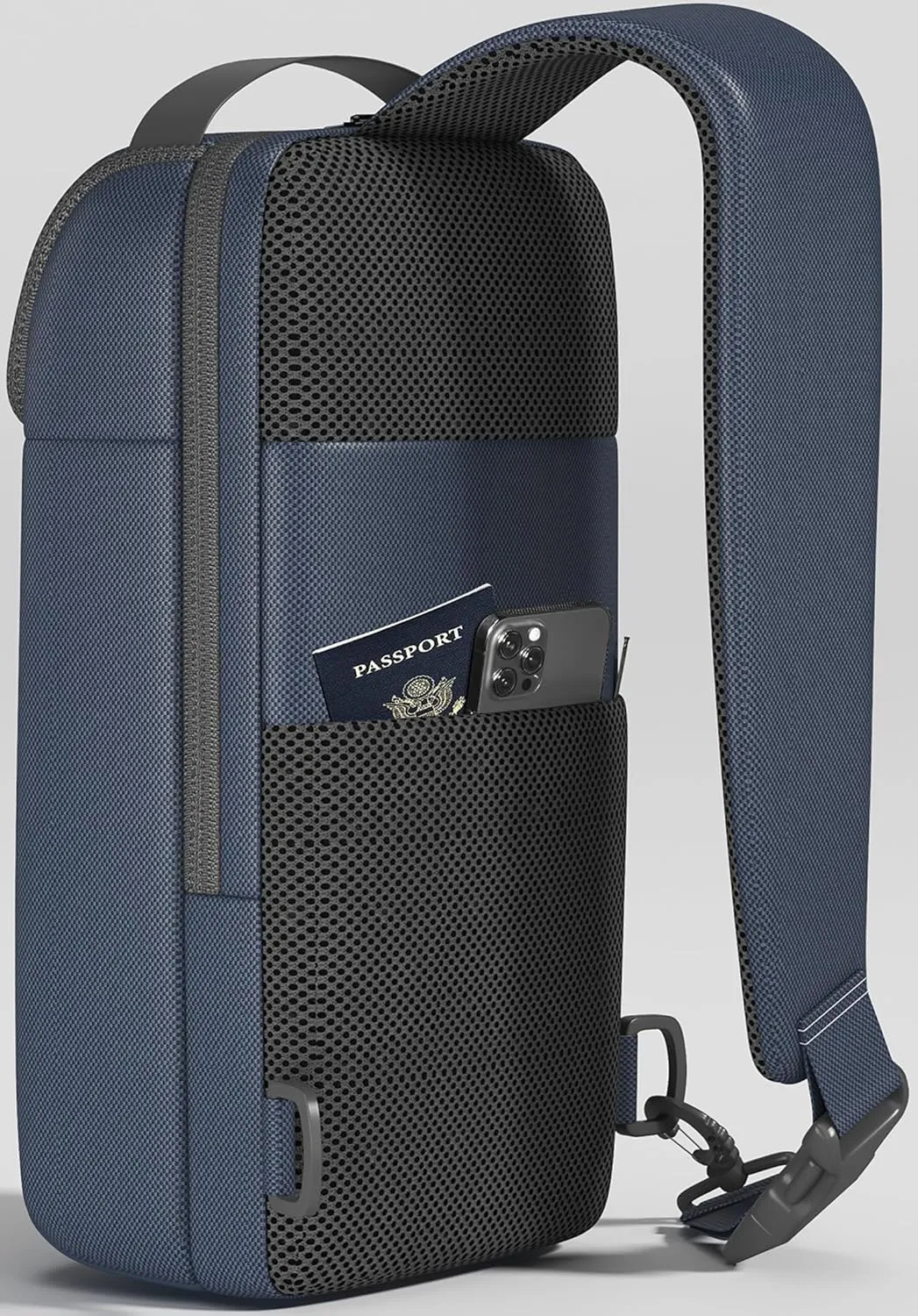 Sling Bag Crossbody Backpack Compact EDC Daypack for Men Minimalist Chest Shoulder bag 11 inch iPad Pro M4/ iPad Air M2