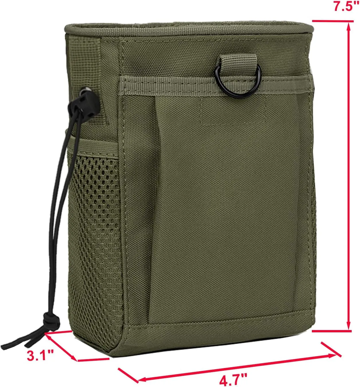 Small Tool Pouch,Utility Tool Bag, Small Toolbox, Screw Driver, Plier Organizer, Flashlight Holster and Knife Holder, Tool Belt Pouches for Electrician,Contractor,Plumber,Carpenter,Home Use(Green)