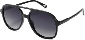 SOJOS Retro Polarized Aviator Sunglasses for Women Men Classic 70s Vintage Trendy Square Aviators SJ2174