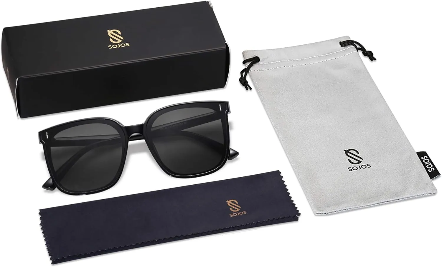 SOJOS Trendy Oversized Sunglasses for Women and Men
