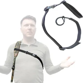 Stalker Sling Cord for Rifle or Shotgun Slings, Hands-Free Crossbody Chest Strap, Harness | Secures Your Gun on Your Back | Hands-Free Convenience I Climb, Crawl, Observe or Film with Ease