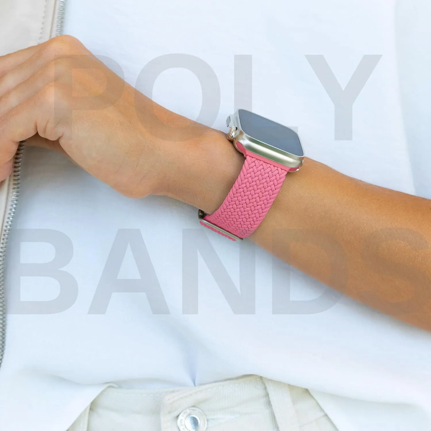 Stretchy Adjustable Band Compatible for Apple Watch 49mm 46mm 45mm 44mm 42mm 41mm 40mm 38mm for Women Men, Sport Elastic Nylon Cloth Wristbands for iWatch Ultra Series 10 9 8 SE 7 6 5 4 3 2 1