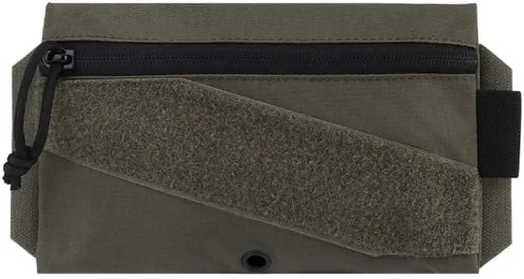 Tactical Sticky Admin Pouch with Loop Panel Utility Snack Pouch Tool Storage Bag for Tactical Vest Chest Rig