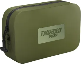 THURSO SURF Waterproof Fanny Pack Dry Bag Floating Pouch Bag Adjustable Waist Strap Keep Your Phone and Valuables Safe/Dry SUP Accessories for Kayaking Paddle Board Snorkeling Boating (Olive)
