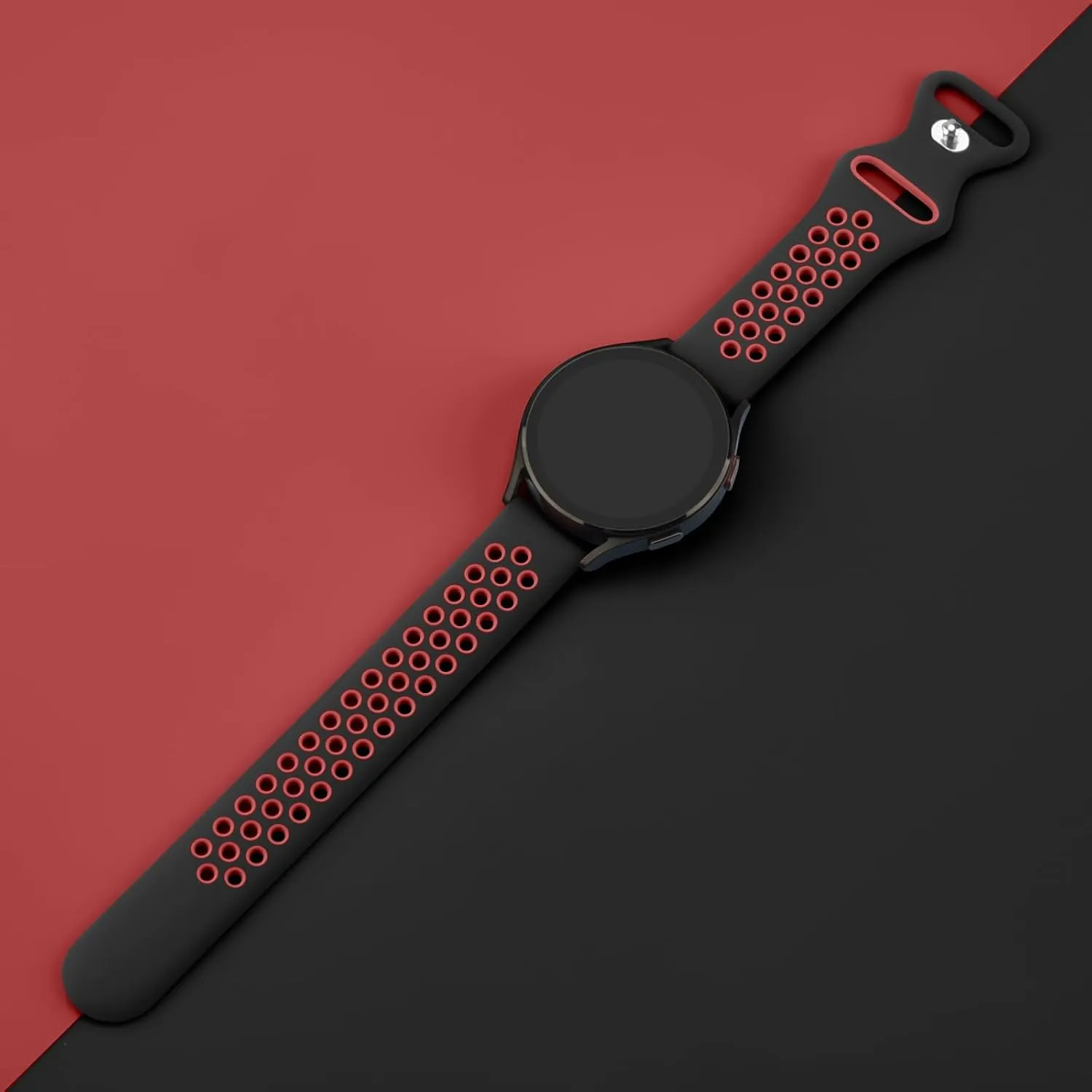 Vanjua Breathable Silicone Band for Amazfit Bip 5 & GTR 4 / 3 / 2 Smart Watch, 22mm Quick Release Replacement Wristband Sport Strap Compatible with Amazfit Bip 5 Band / GTR 4 / 3 Bands Men Women