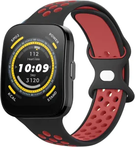 Vanjua Breathable Silicone Band for Amazfit Bip 5 & GTR 4 / 3 / 2 Smart Watch, 22mm Quick Release Replacement Wristband Sport Strap Compatible with Amazfit Bip 5 Band / GTR 4 / 3 Bands Men Women