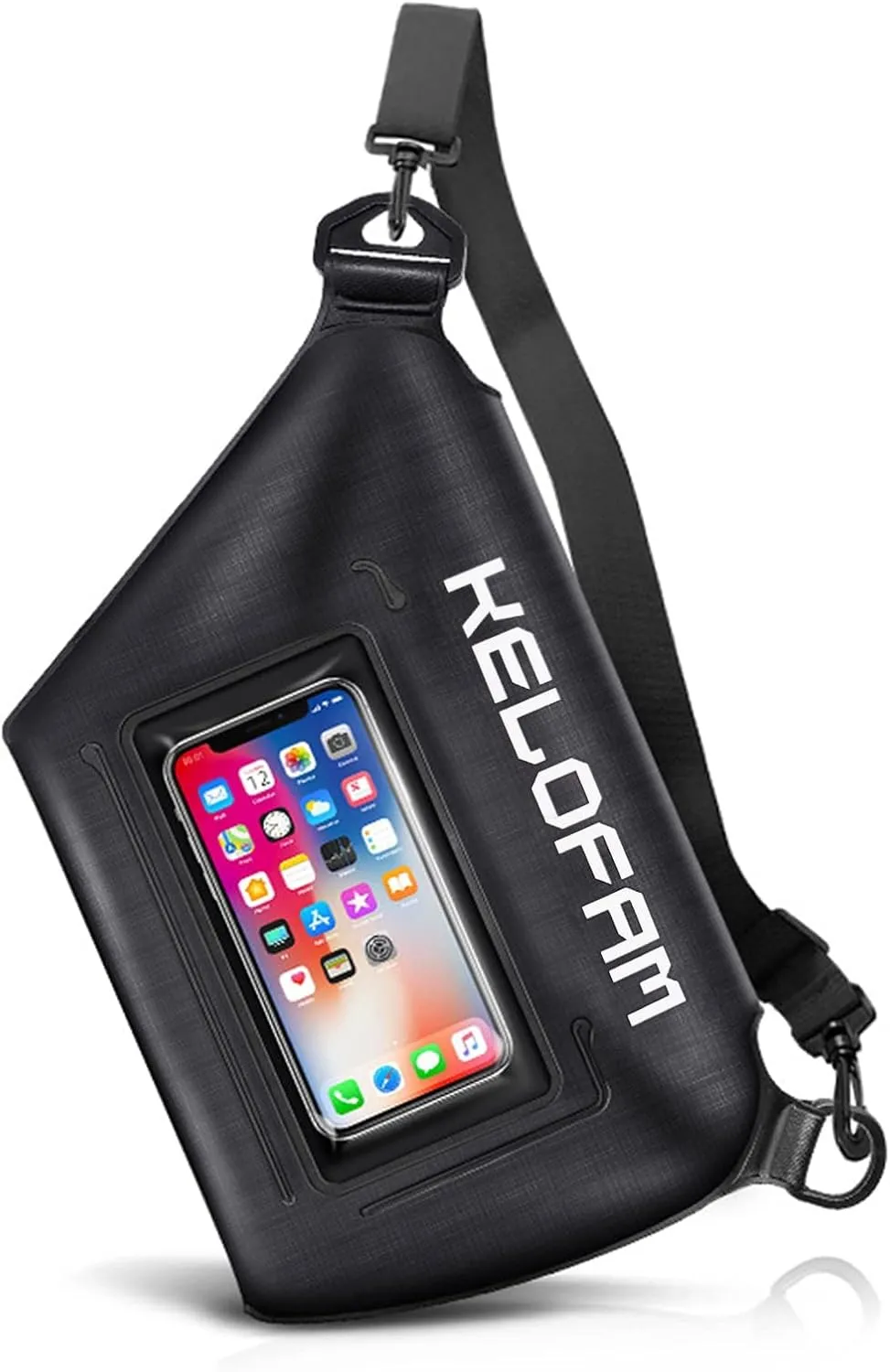 Waterproof Bag for Swimming, IPX8 Cell Phone Dry Bags waterproof with Waist Strap, Keep Your Valuables Dry, Perfect for Swimming Snorkeling Boating Kayaking Beach Pool Water Park (Normal)