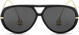 willochra Vintage Oversized Pilot Shield Sunglasses Women Luxury Trendy Sun Glasses For Ladies Big Frame Eyewear