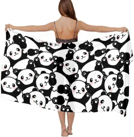 Women Swimwear Pareo Beach Cover Up Bikini Sarong Swimsuit Wrap Skirts