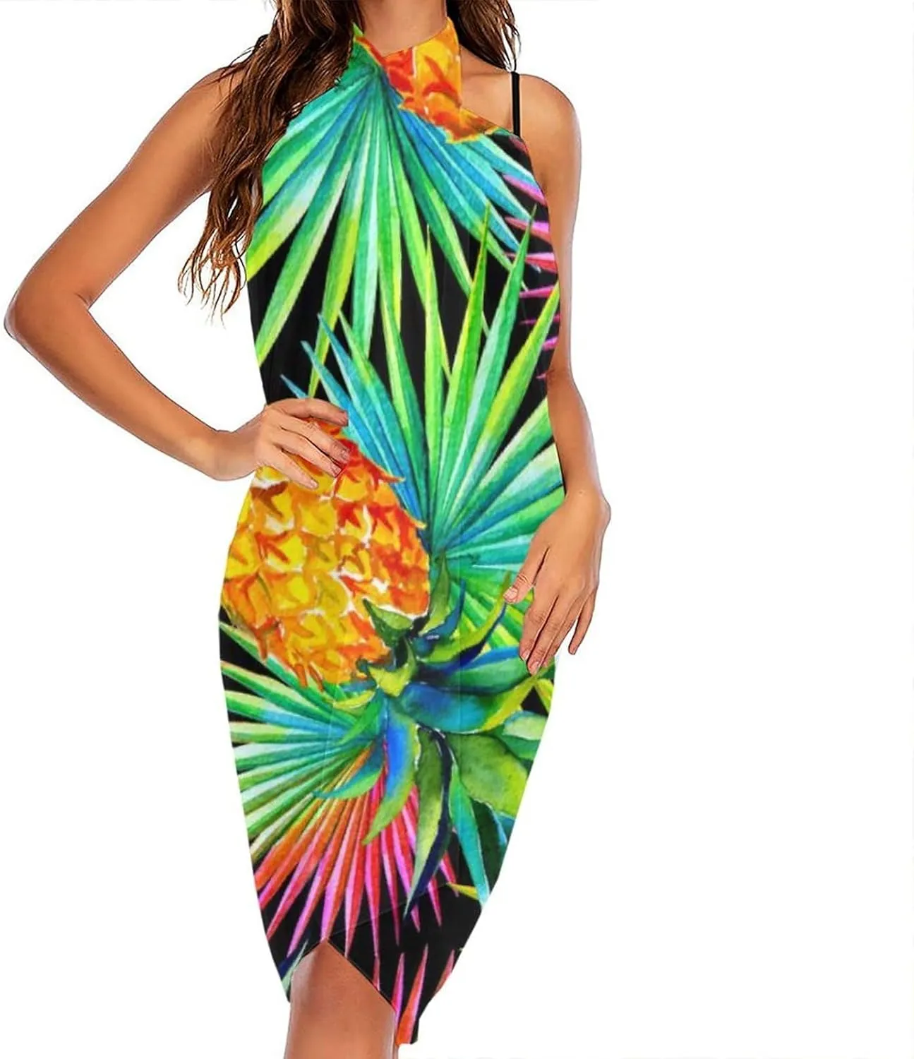 Women Swimwear Pareo Beach Cover Up Bikini Sarong Swimsuit Wrap Skirts