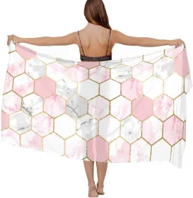 Women Swimwear Pareo Beach Cover Up Bikini Sarong Swimsuit Wrap Skirts